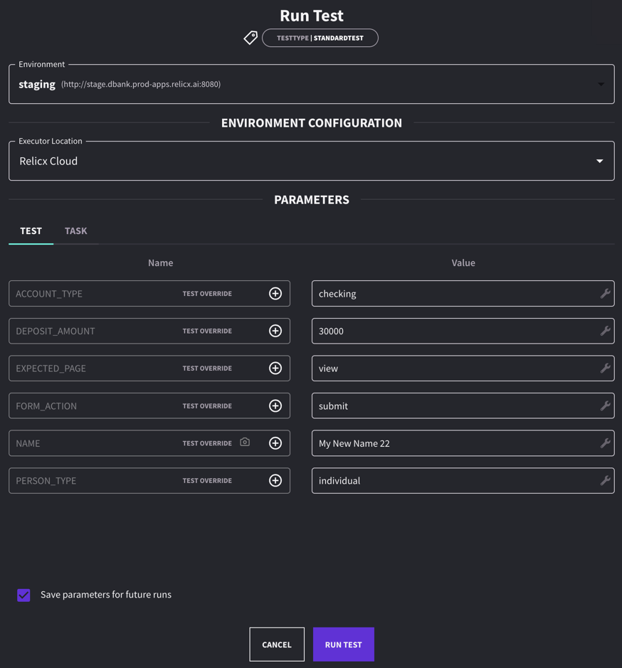 Click to view full size image Use a parameter